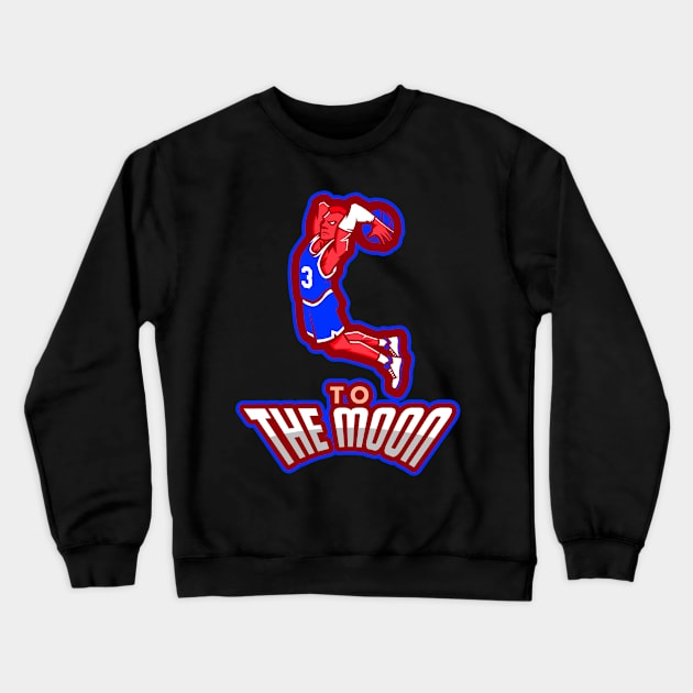 Wizards basketball dunk Crewneck Sweatshirt by YungBick